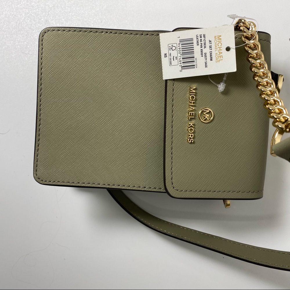 MICHAEL KORS JET SET CHARM SMALL PHONE CROSSBODY BAG - Picture 10 of 10